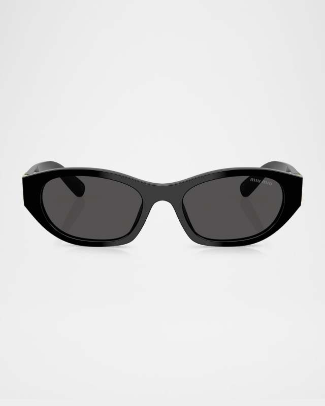 MUA03SF Acetate Oval Sunglasses